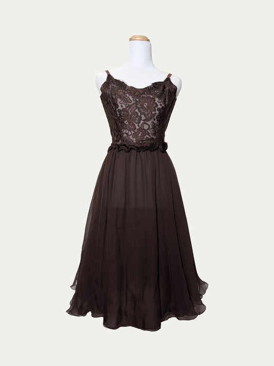 The Silk & Lace Corset Dress