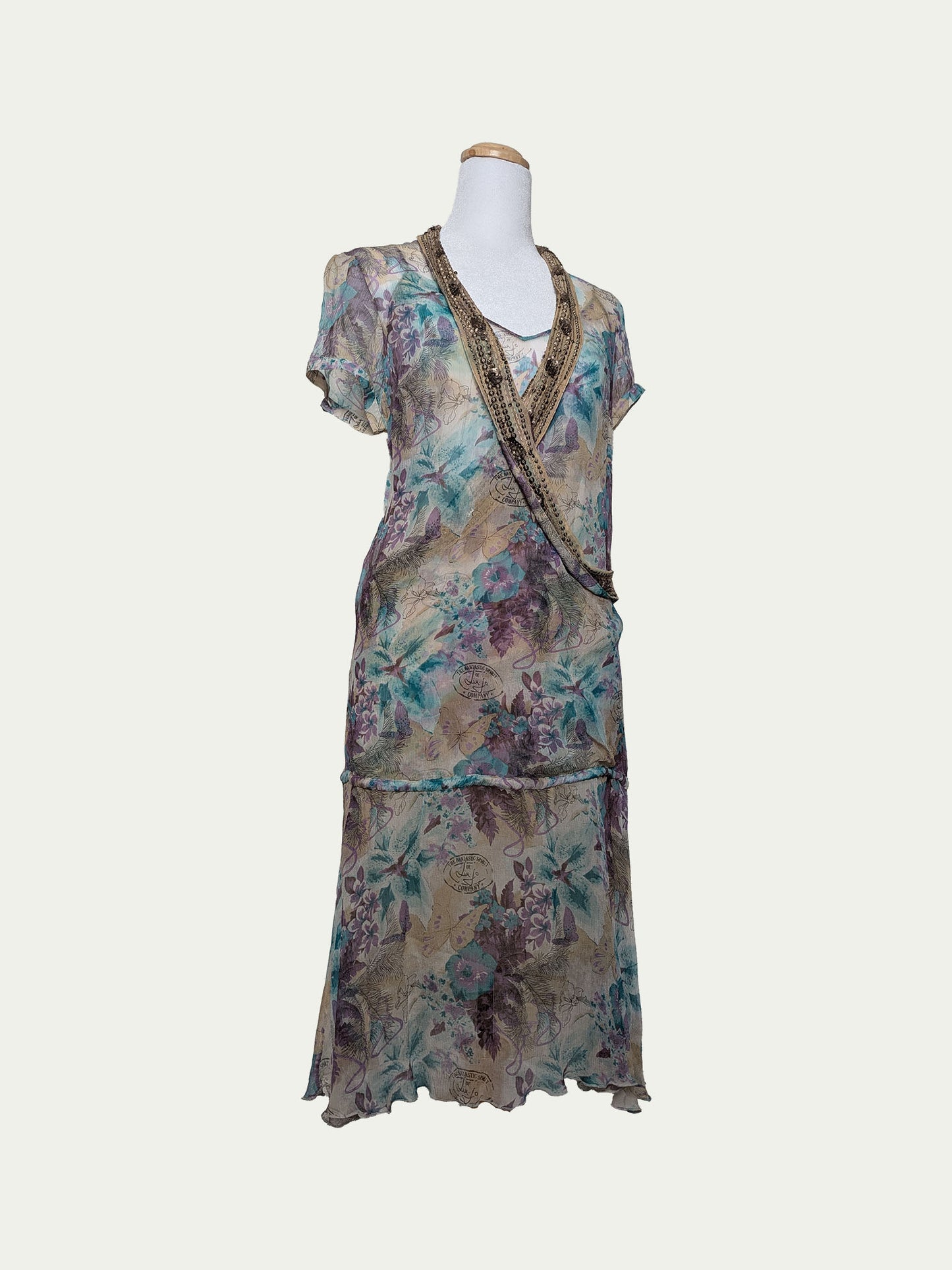 The 20s-Inspired Liu-Jo Silk Dress