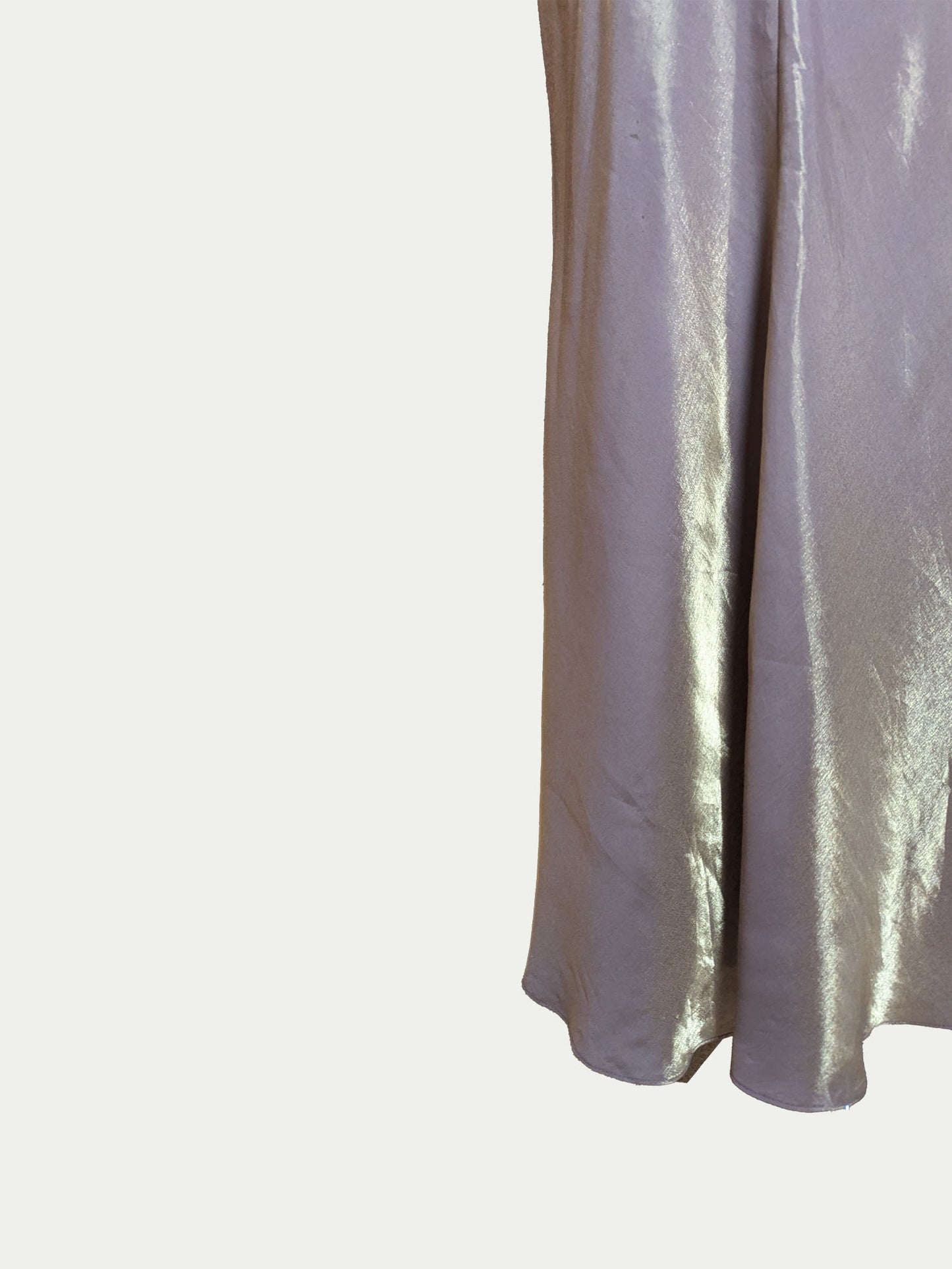 The Golden-Lilac Taffeta Evening Dress