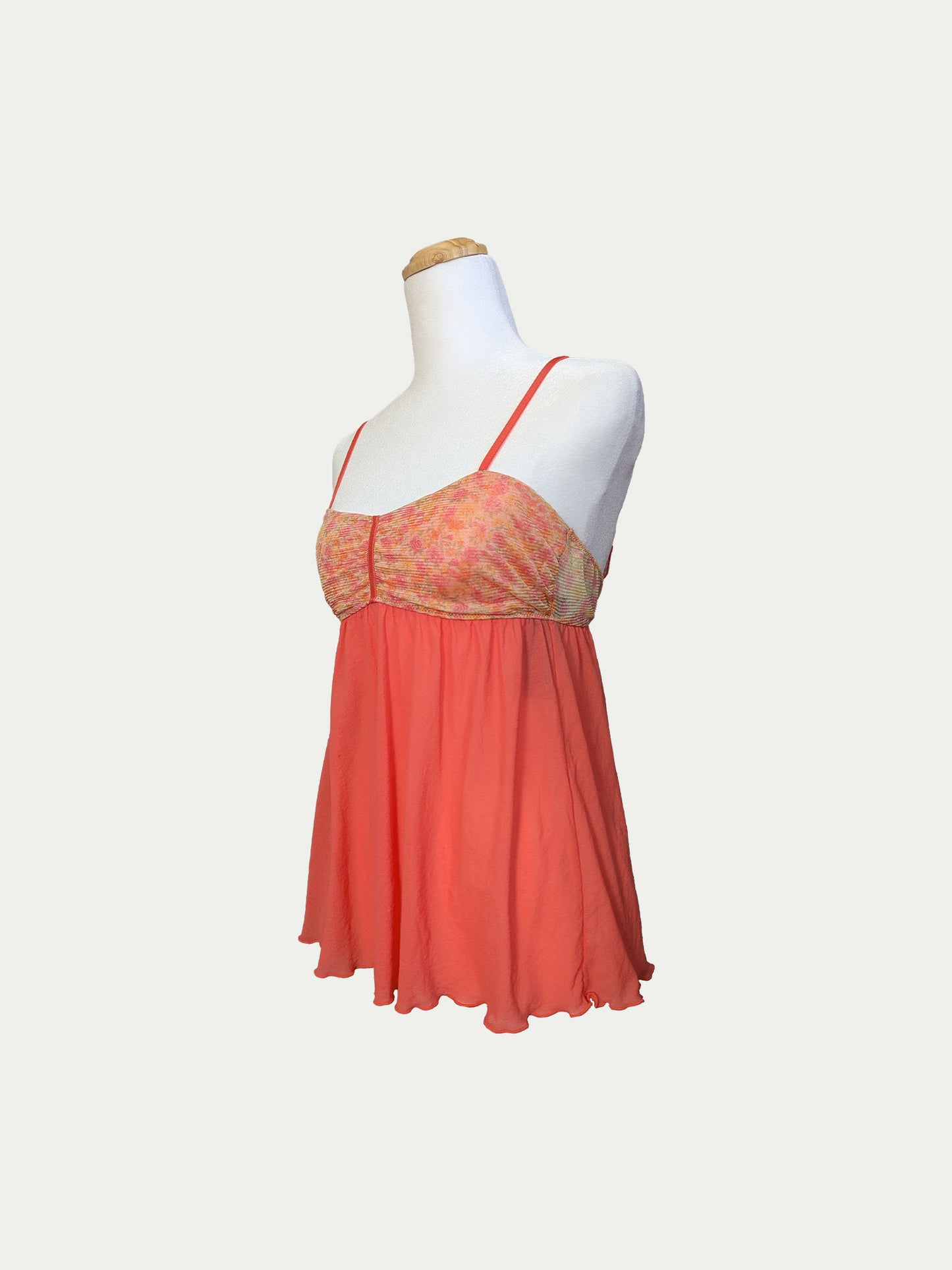 The Peach Mesh Camisole