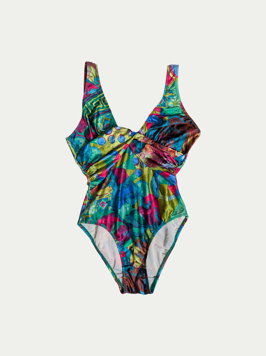 The 80s Psychedelic one-piece Swimsuit