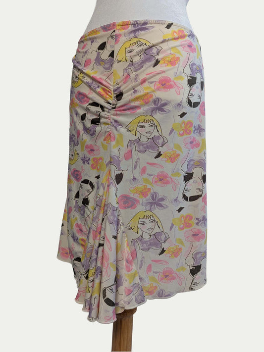 The Comics Midi Skirt