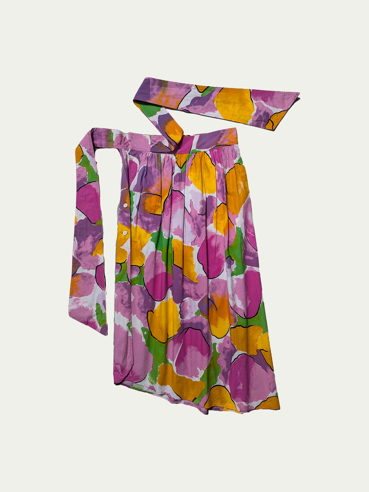 Emanuel Unagaro Multi-Colored Cotton Skirt