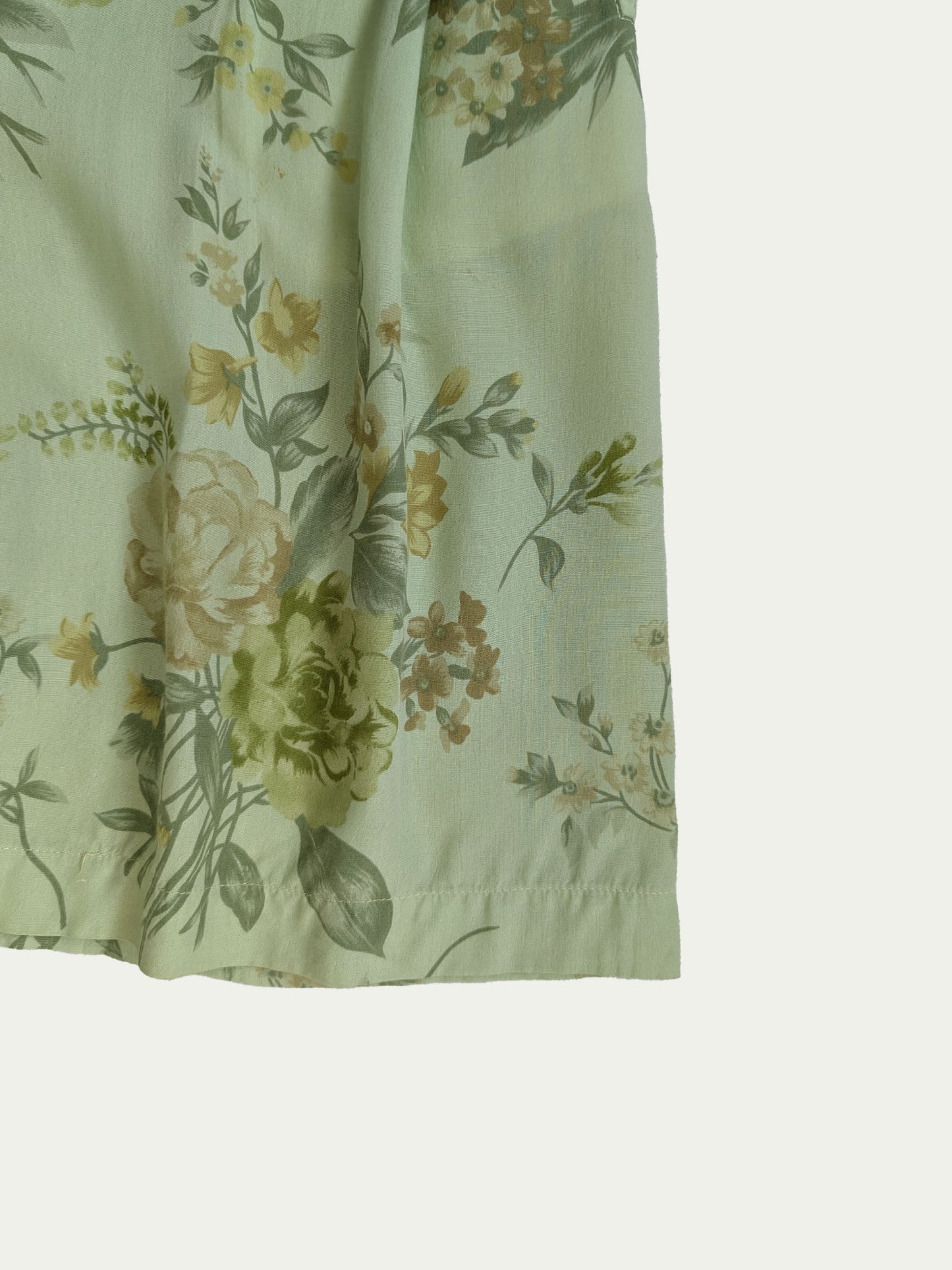 The Greenish Flowery Shorts