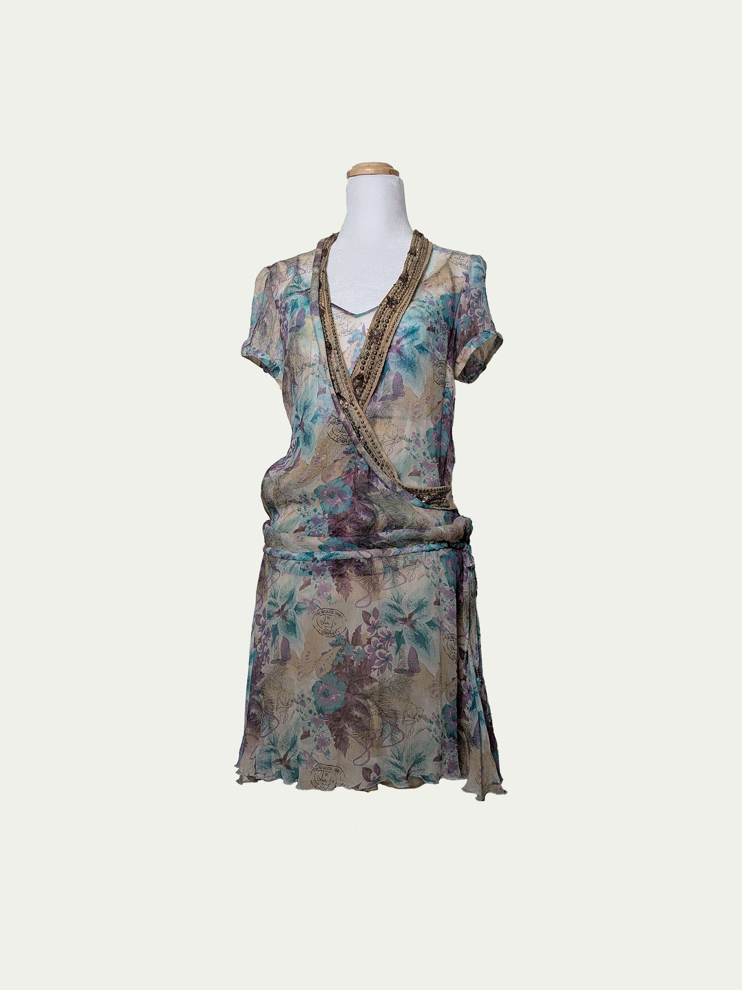The 20s-Inspired Liu-Jo Silk Dress