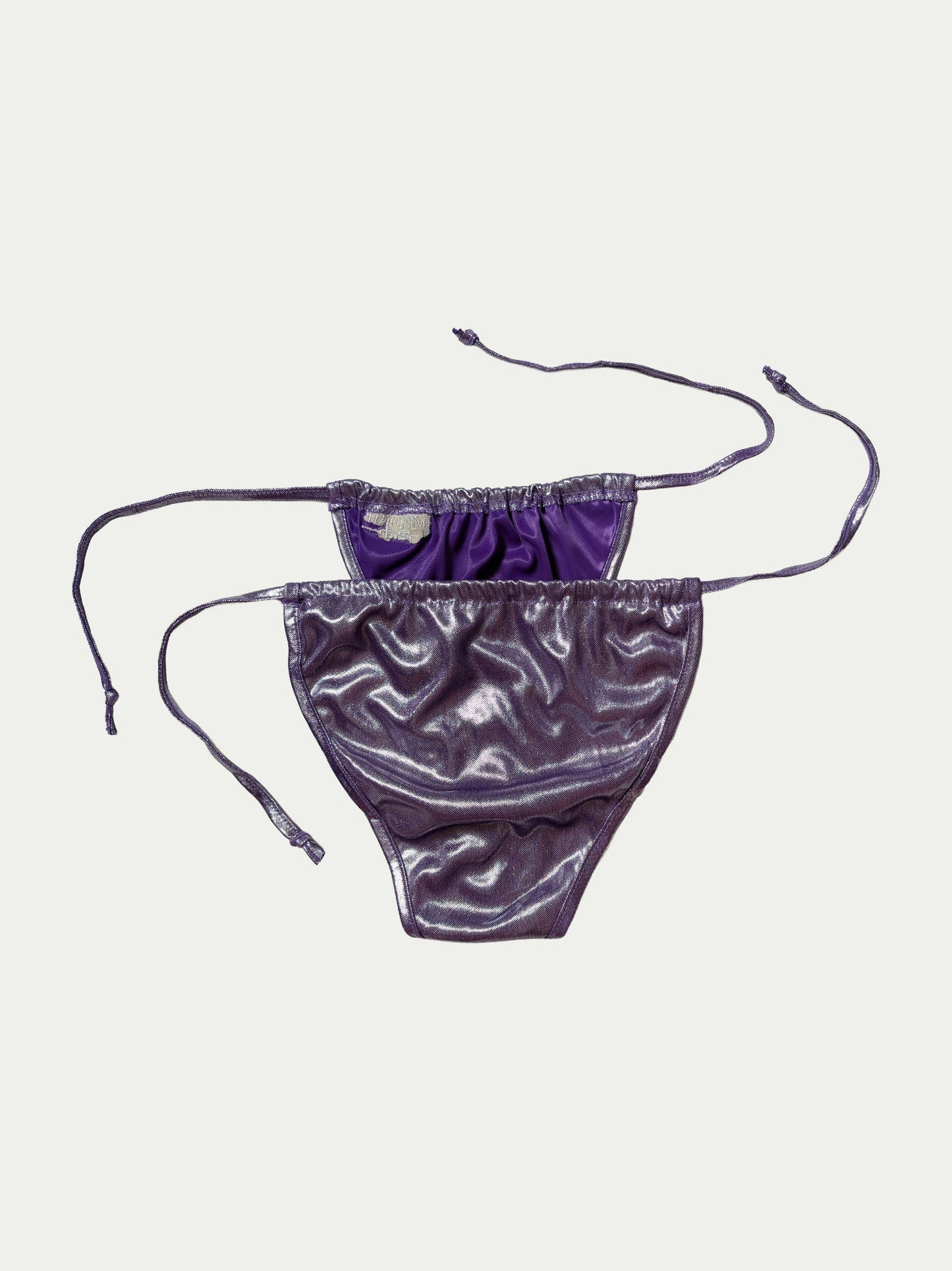 The Metalic Purple Bikini