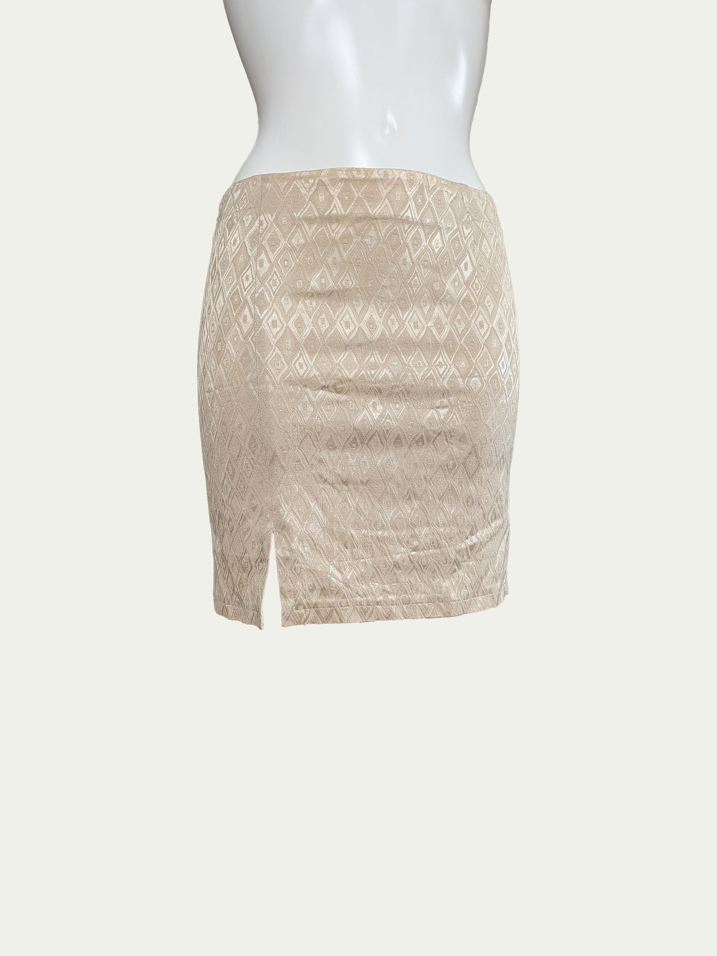The Golden Textured Mini Skirt