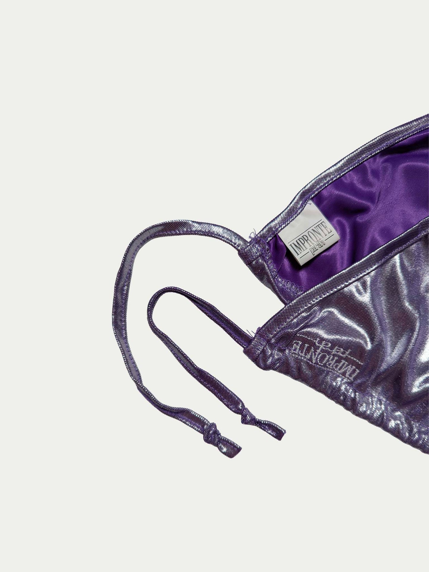 The Metalic Purple Bikini