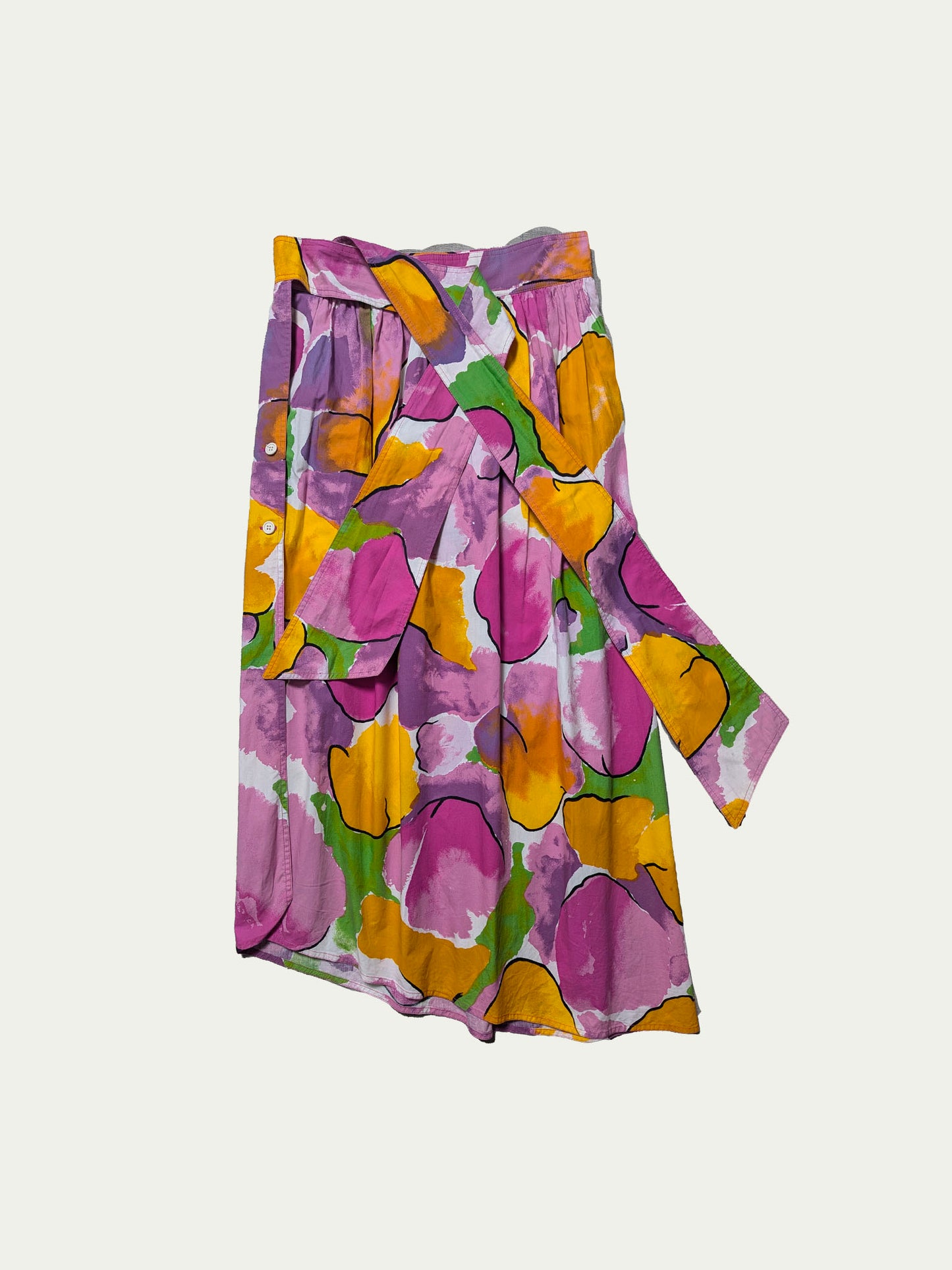 Emanuel Unagaro Multi-Colored Cotton Skirt