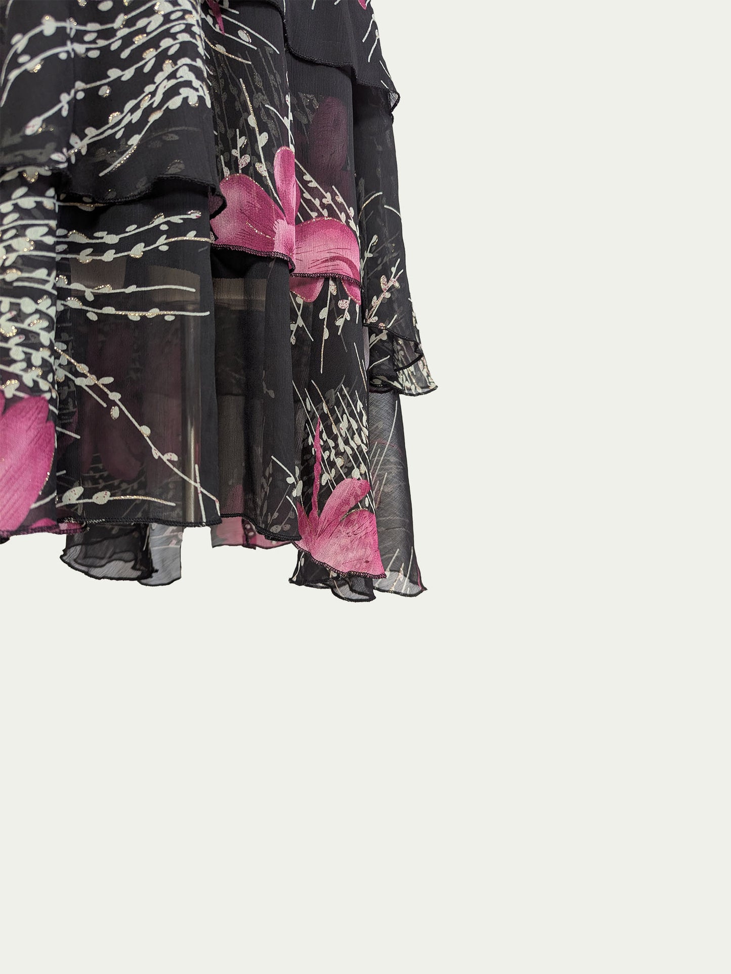 The Layered Festive Floral Dress