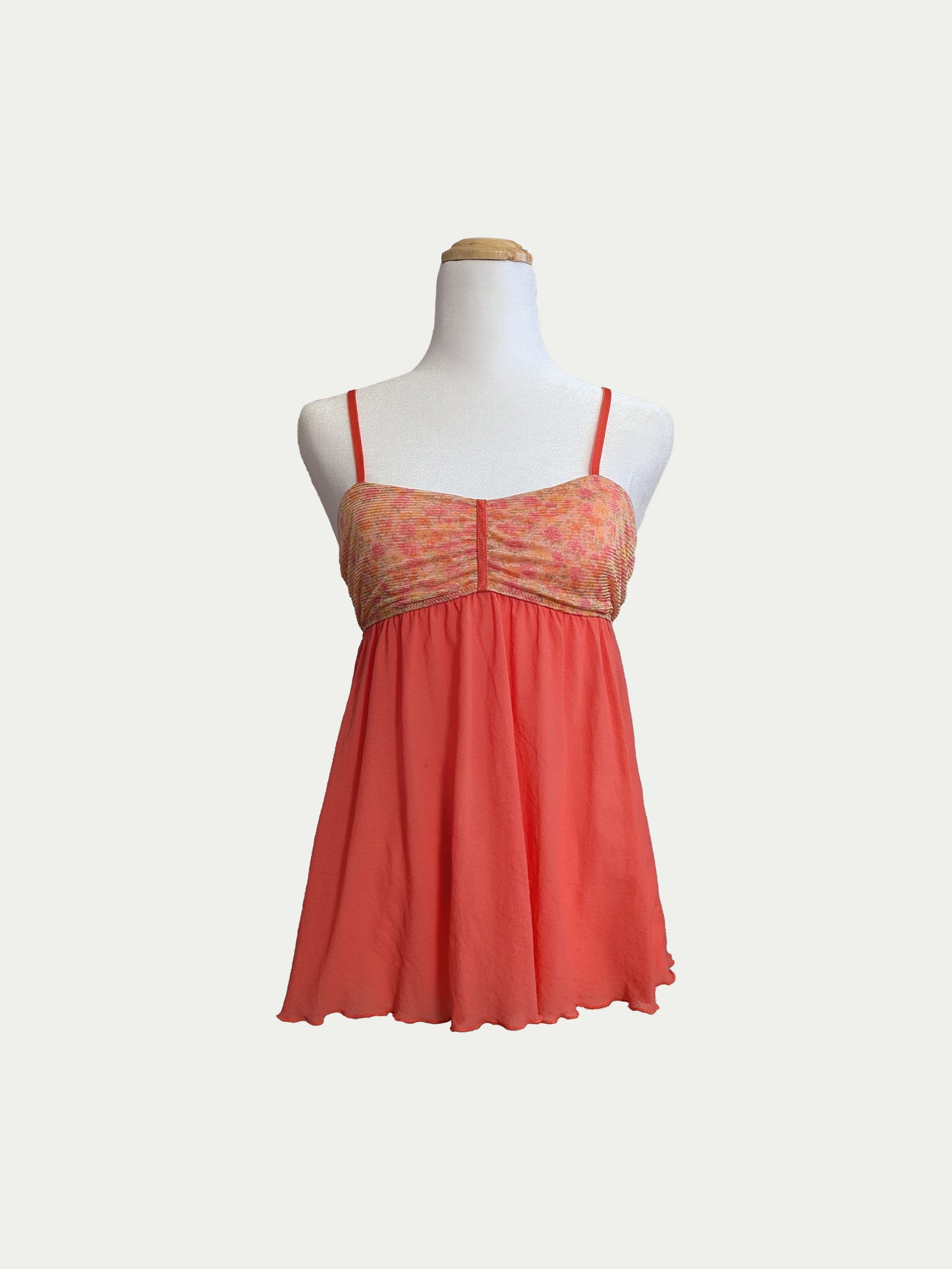 The Peach Mesh Camisole