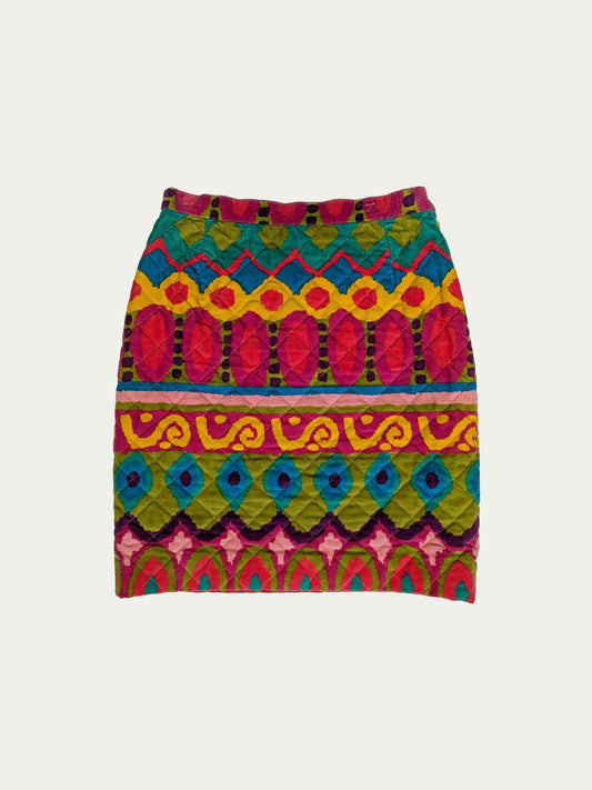 Escada Multi Color Skirt