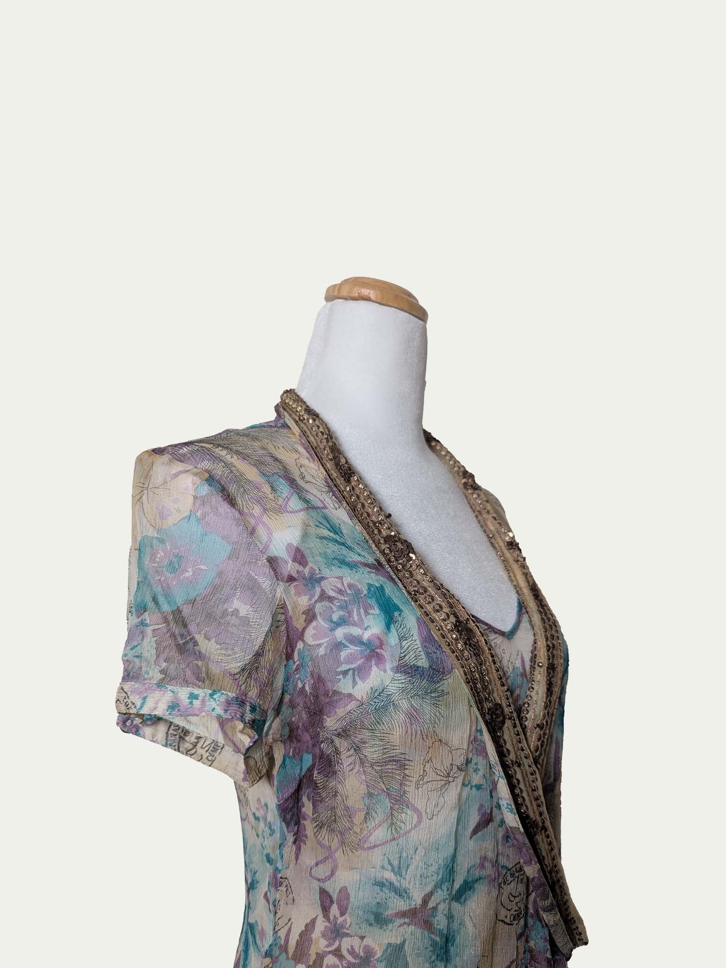 The 20s-Inspired Liu-Jo Silk Dress