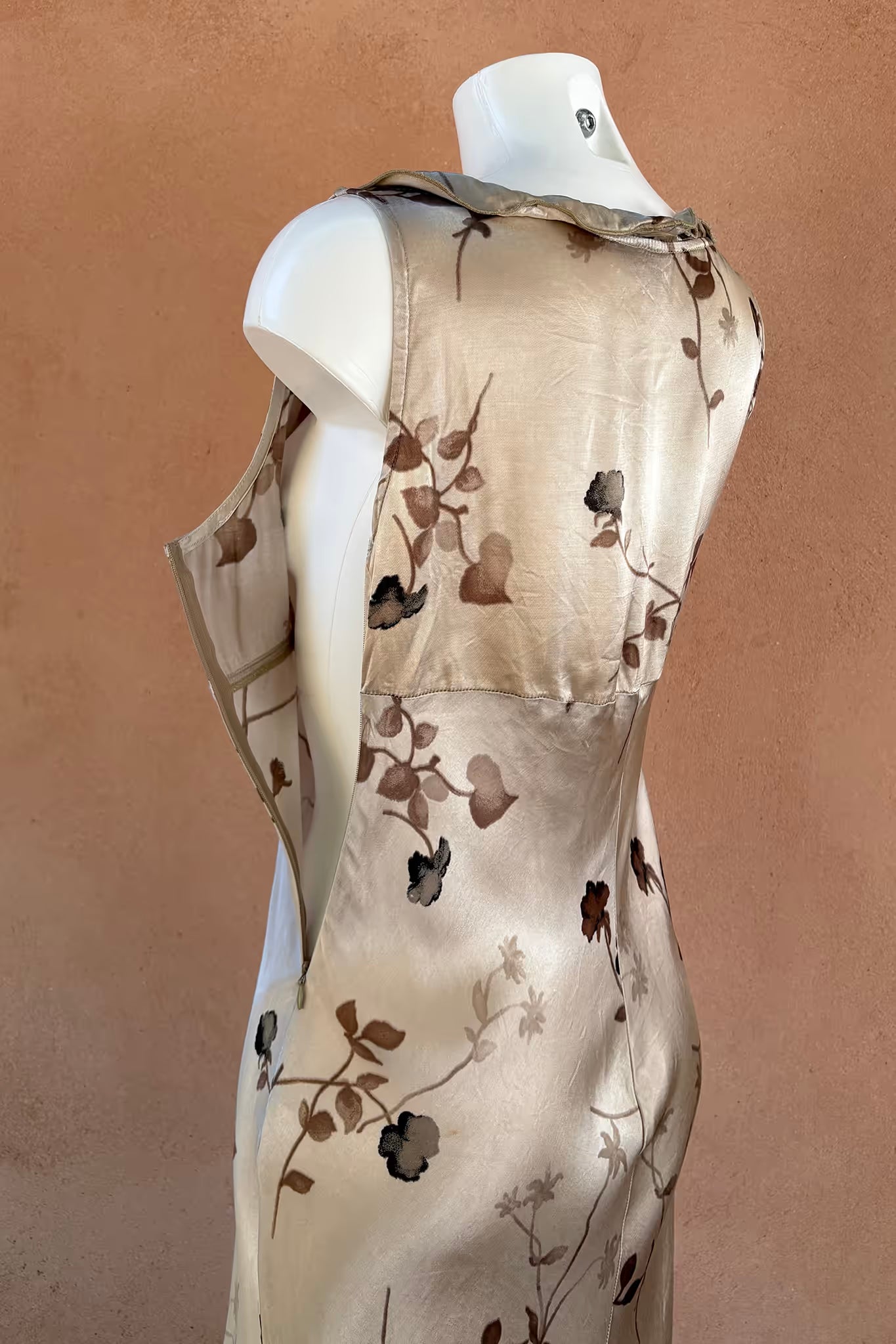 The Golden Dream Maxi Slip Dress