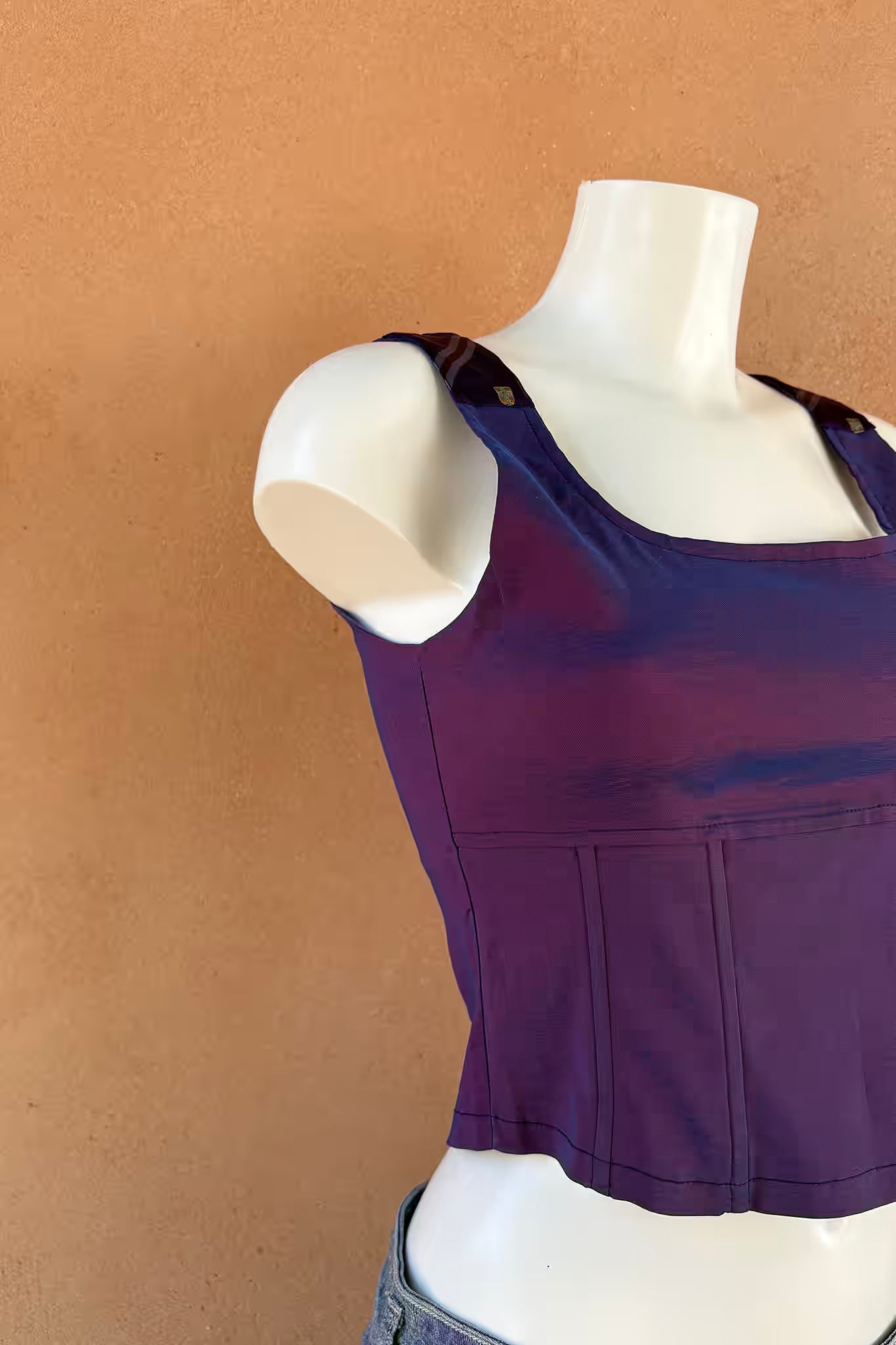 The Iridescent Corset Crop