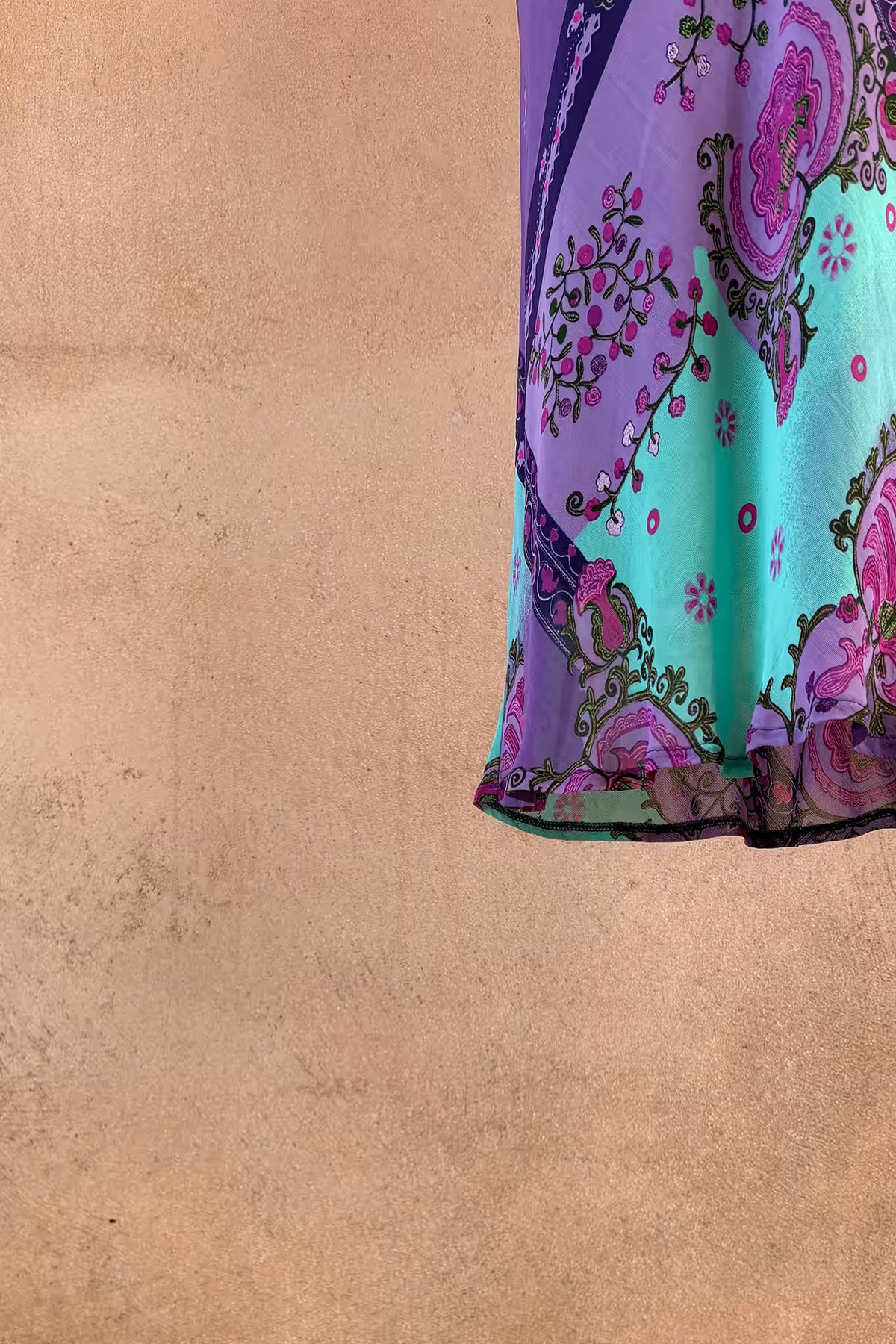 The Jewel Floral Chiffon Midi Skirt