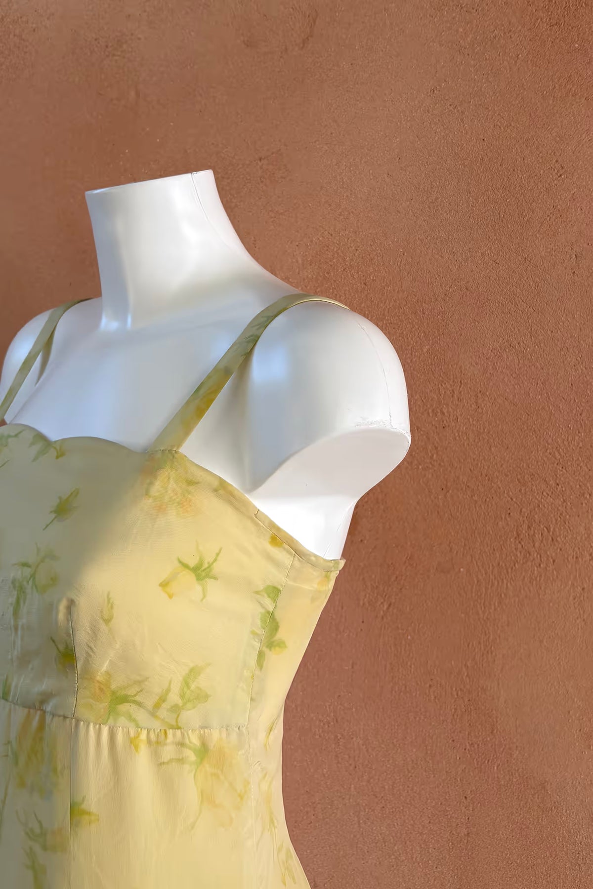 The Pastel Yellow Floral Summer Dress