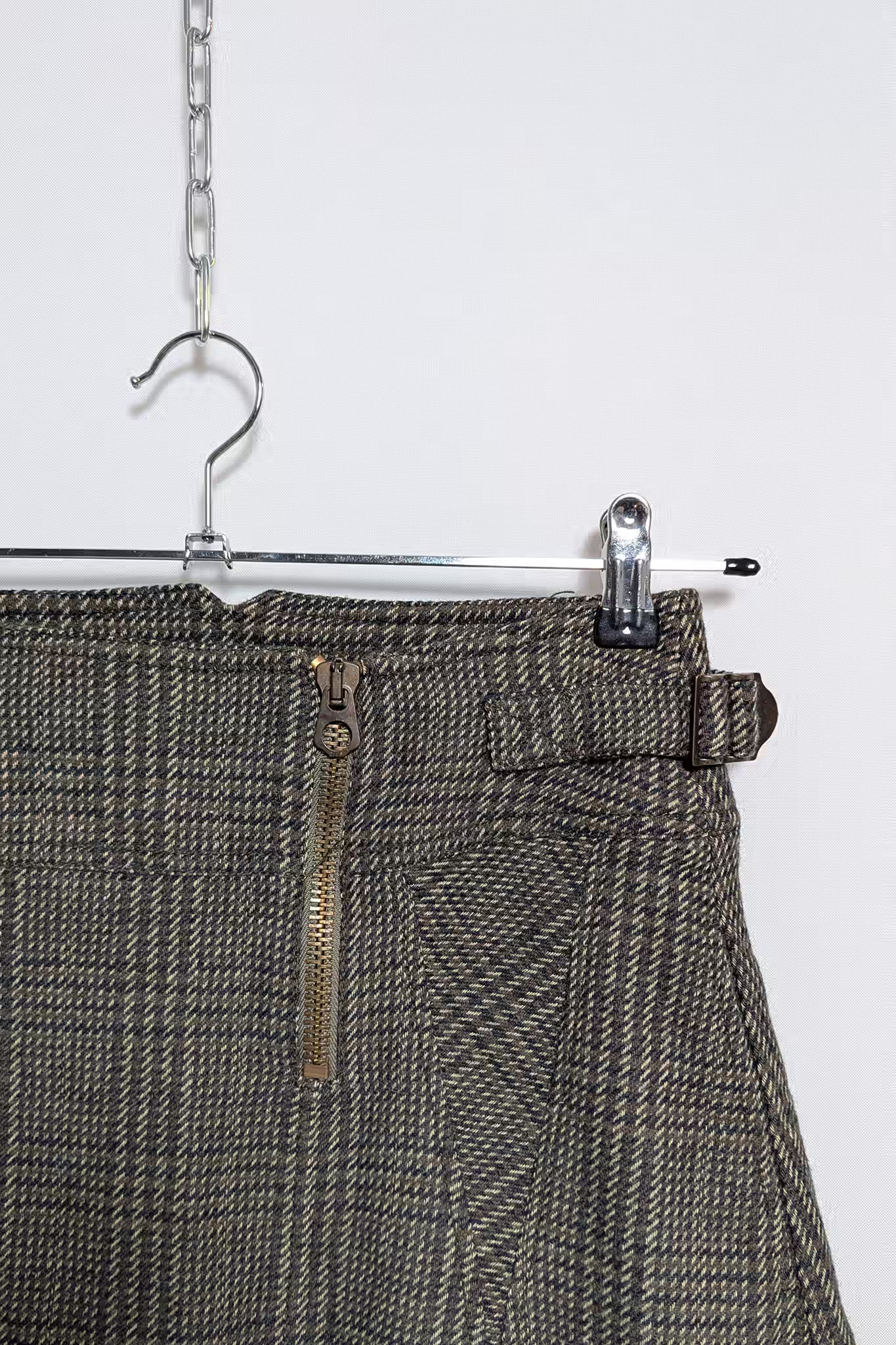 Max & Co Pleated Wool Mini Skirt