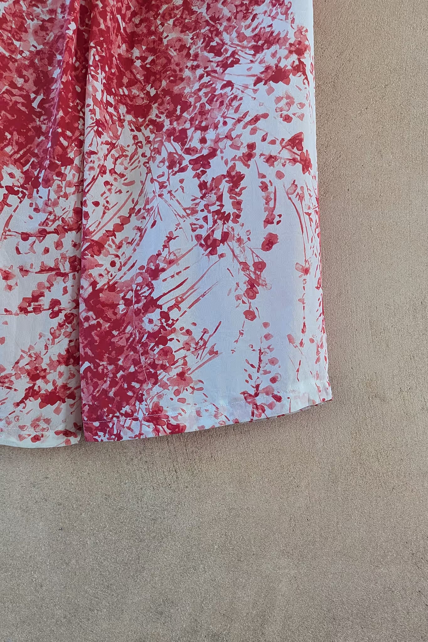 The Les Copains Japanese Watercolor Silk Pants