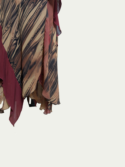 The Viscose Ruffled Maxi Dress
