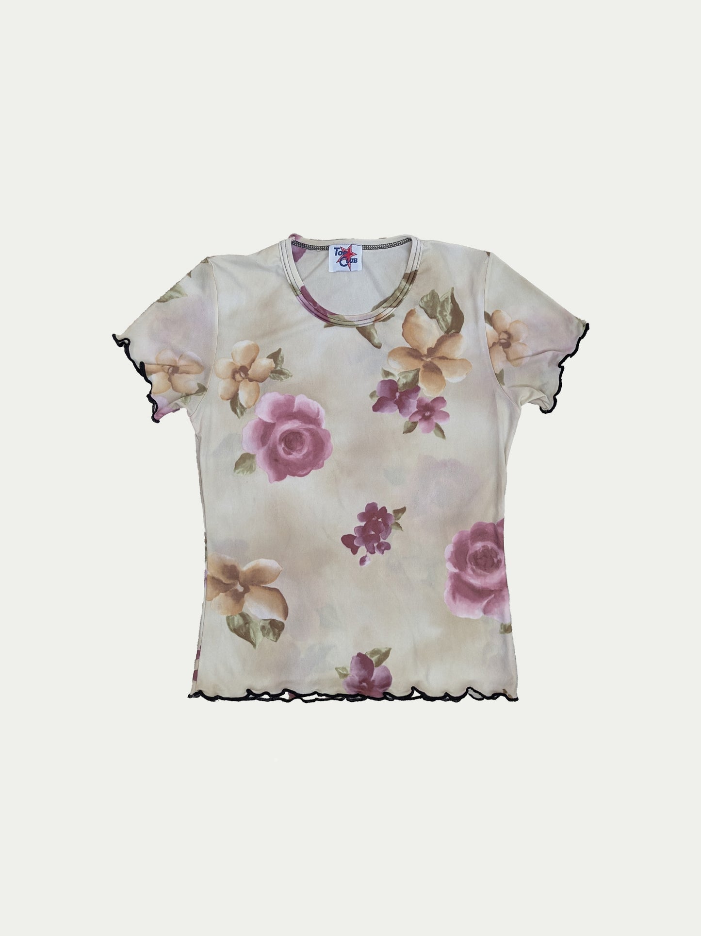 The Dreamy Floral Mesh T