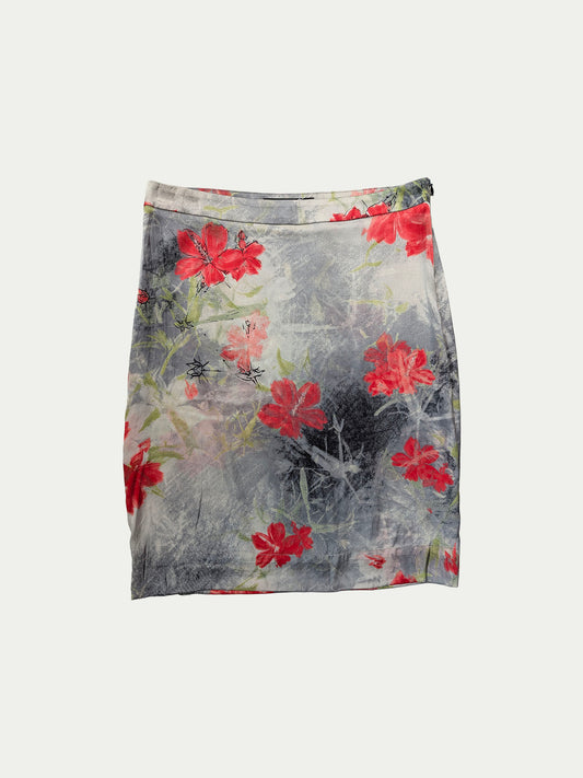 Roberta Scarpa Silk Midi Skirt