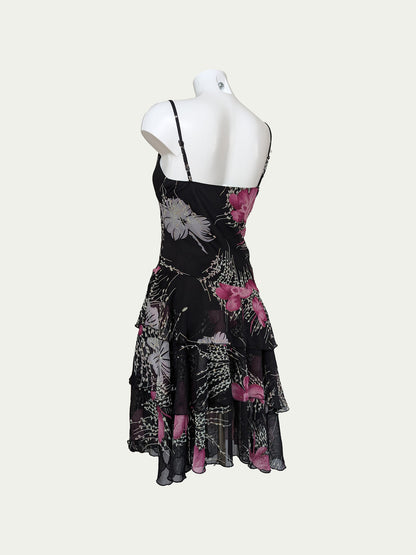 The Layered Festive Floral Dress