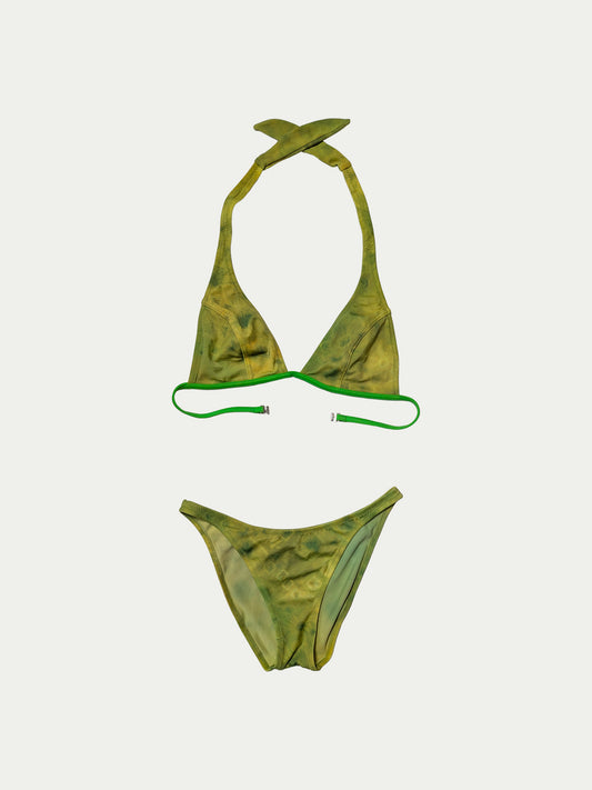 The Green Tie-Dye Bikini