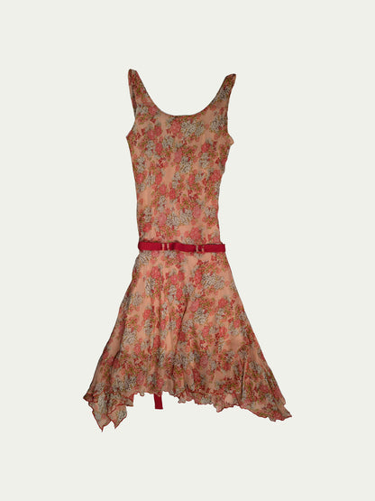Marc Cain Asymmetrical Silk Dress