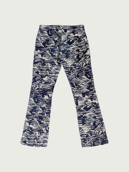 The GAS Blue & white Jeans