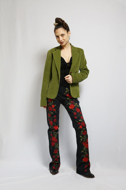 The Green Corduroy Blazer