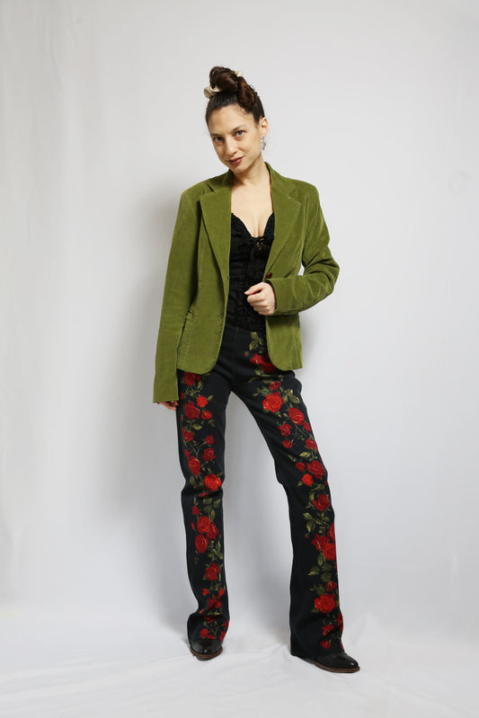 The Green Corduroy Blazer