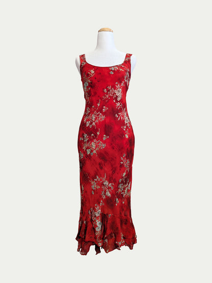 The Flamenco Lace-Back Dress