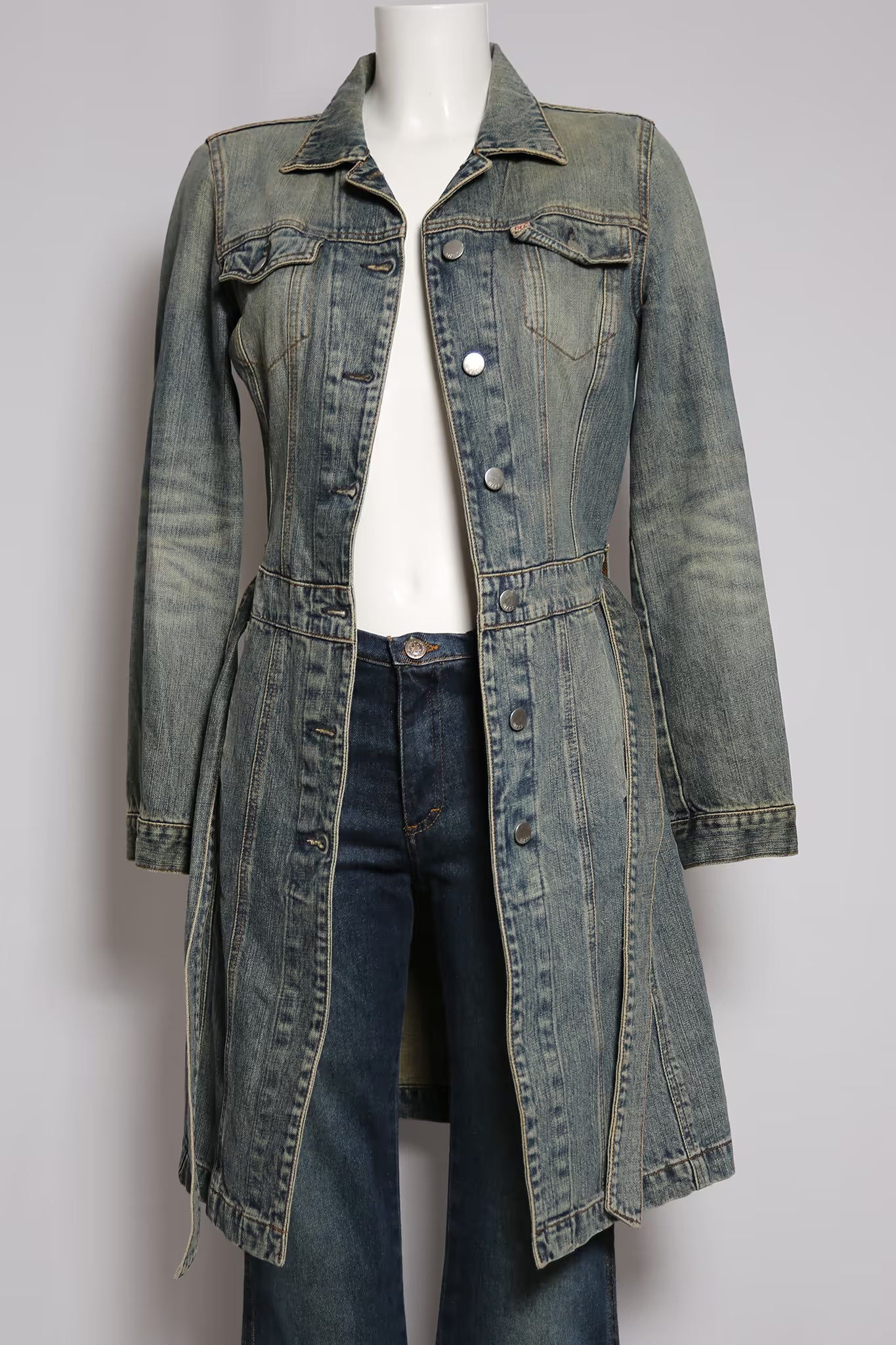 The Miss Sixty Denim Trench Jacket