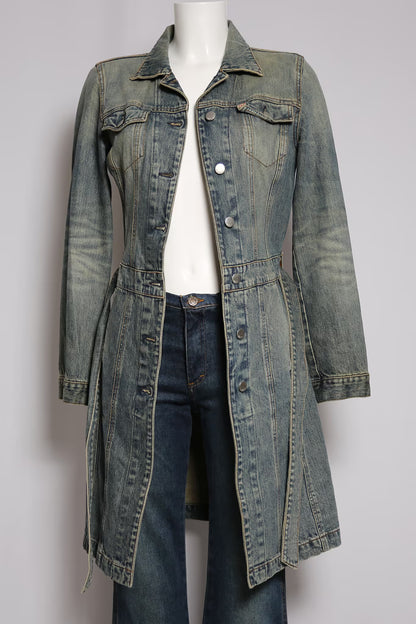 The Miss Sixty Denim Trench Jacket