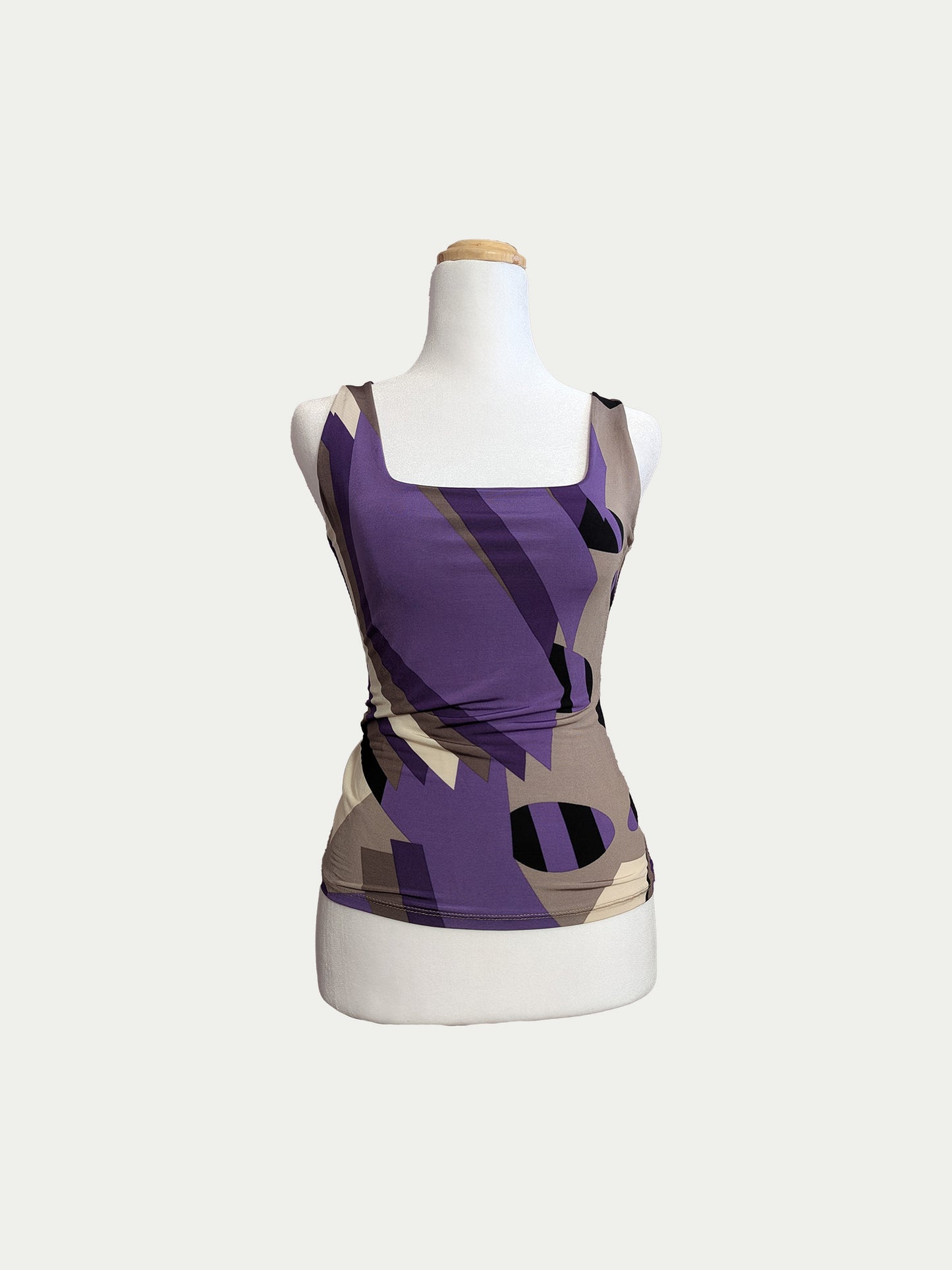 The Geometric Square Neck Top