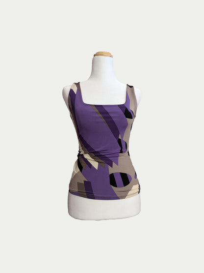 The Geometric Square Neck Top