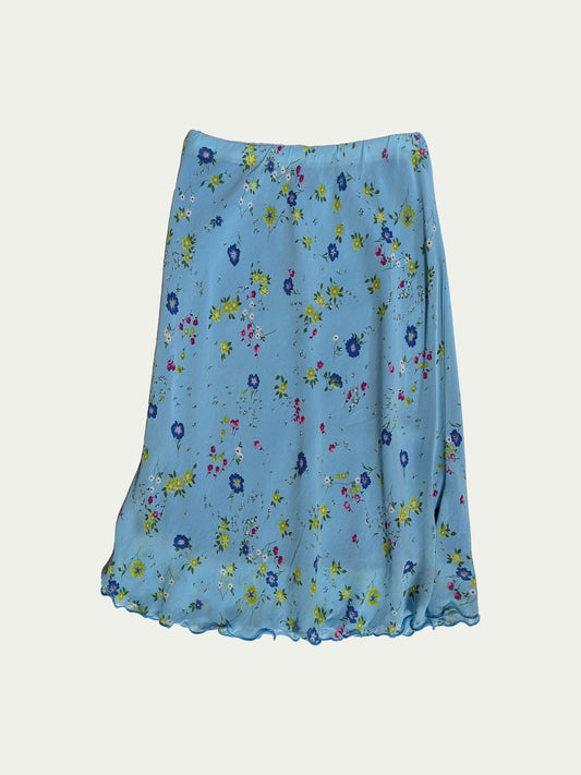 The Flowery Sky Skirt