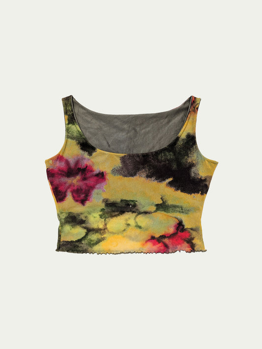 The Impressionist Garden Mesh Top