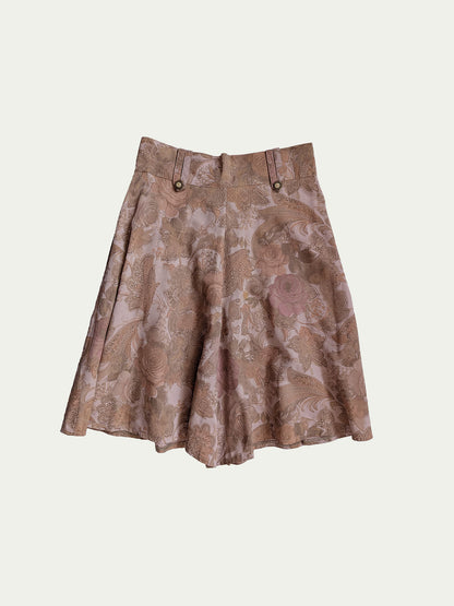 The Smokey Pinkish Paisley Shorts