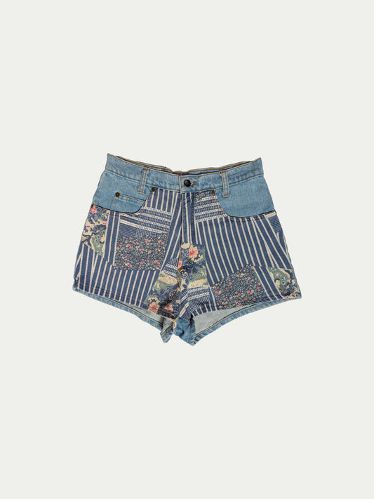 The Patches Denim Shorts