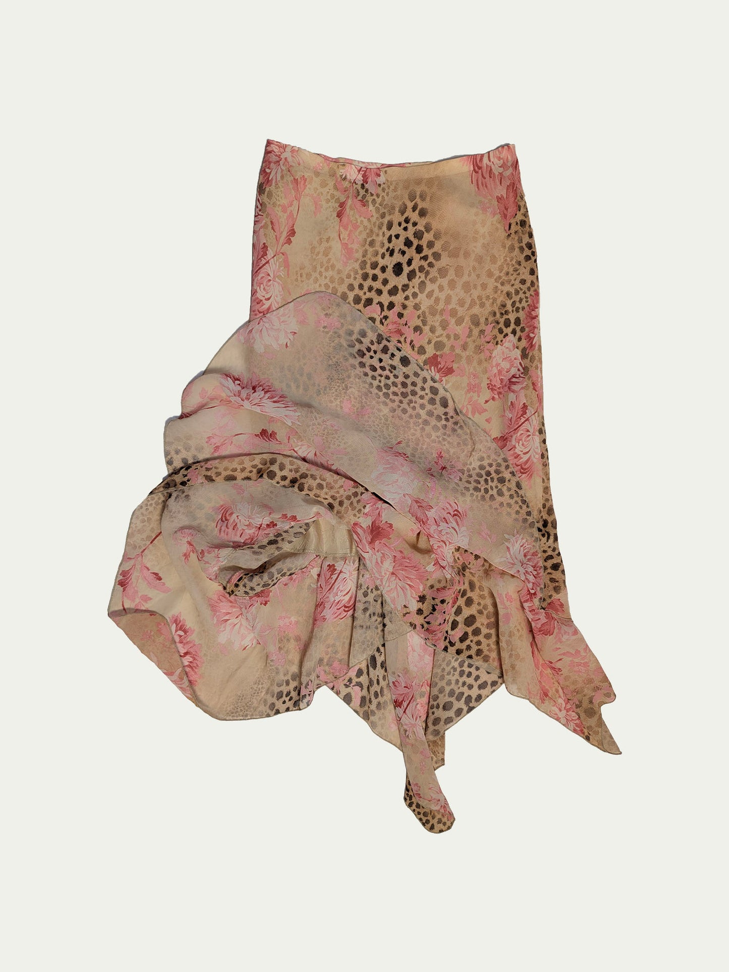 The Pink Leopard Maxi Skirt