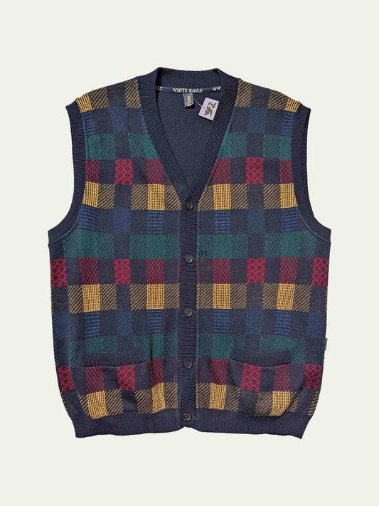 The Multicolored Knitted Vest