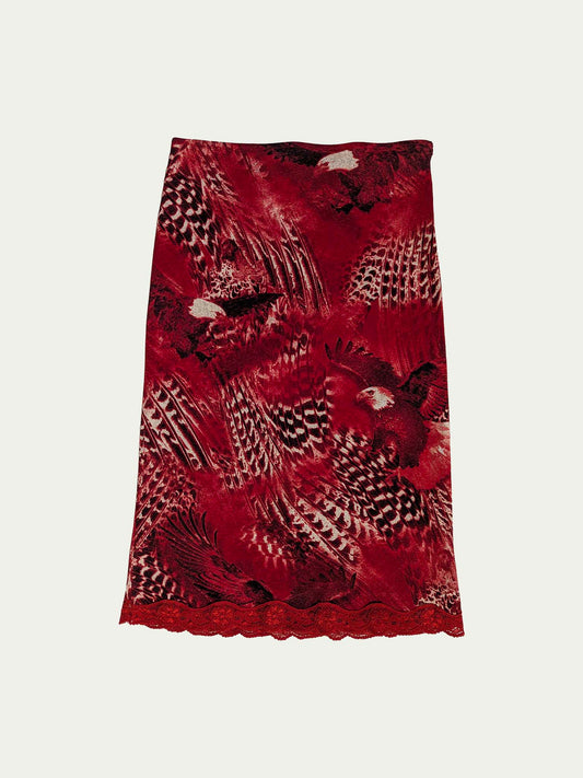 The Red Eagles Mesh Skirt