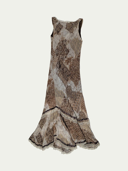 The Forest Queen Maxi Viscose Dress
