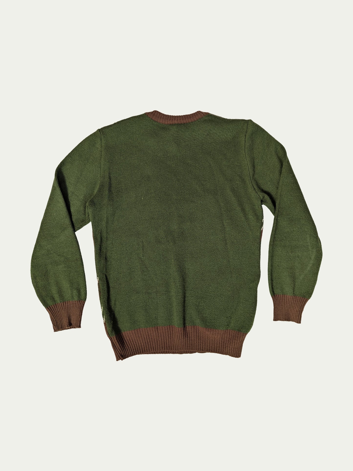 The 70's Green & Brown Sweater