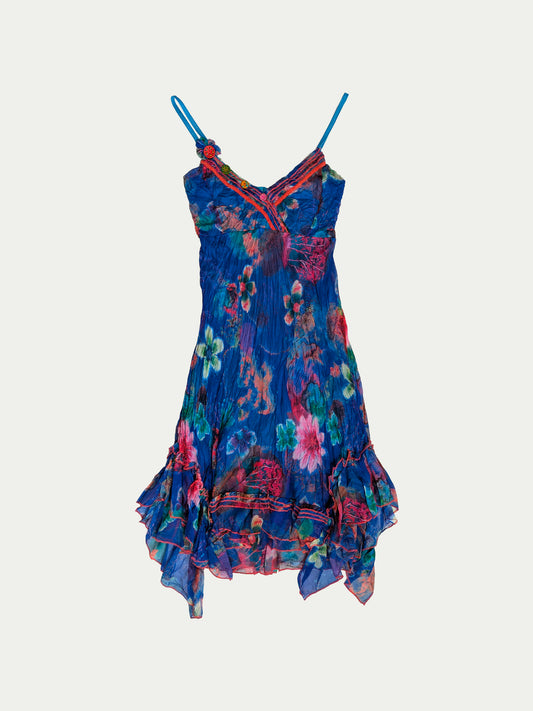 The Blue Peacock Dress