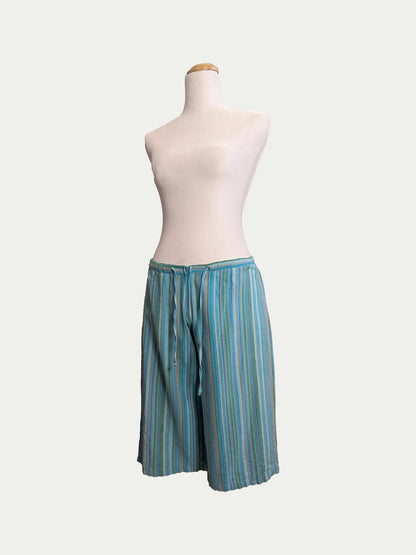 The Low-Rise Striped Bermudas