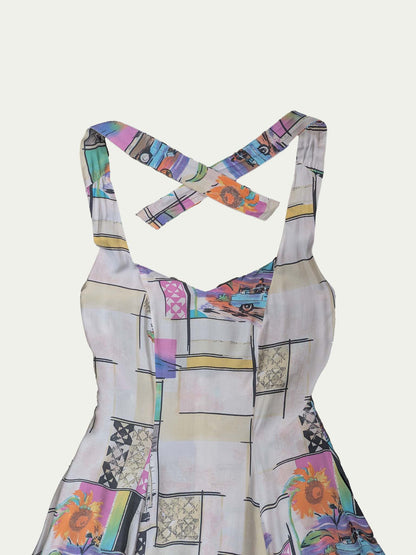 The Full Circle Halter Dress