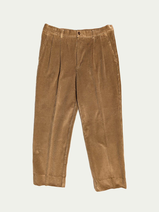 Belfe & Belfe Corduroy Pleated Trousers